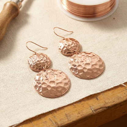 Sundrop Copper Earrings