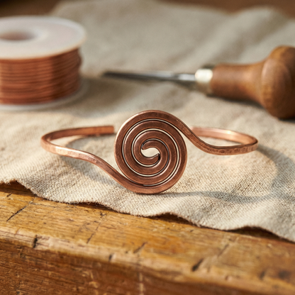 Gyre Copper Bracelet