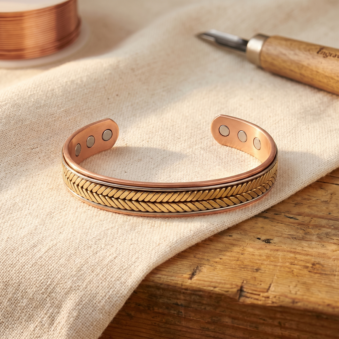 Sheaf Copper Bracelet