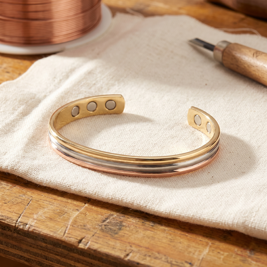 Seam Copper Bracelet